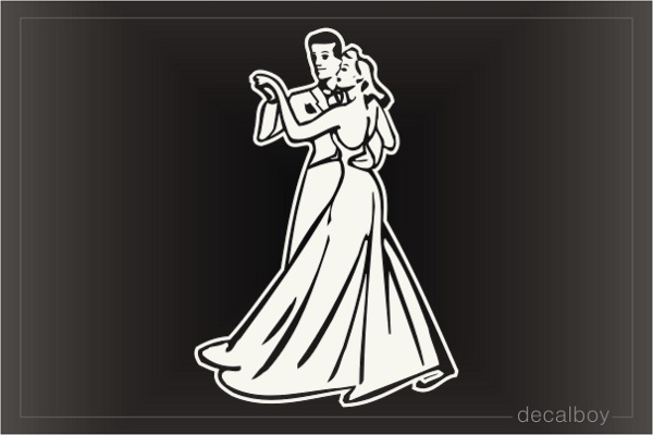 Ballroom Car Window Decal