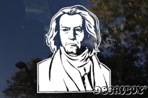 Beethoven Car Window Decal