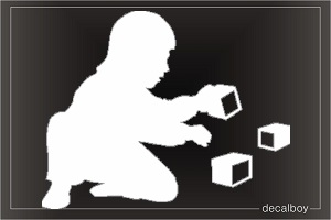 Child Blox Car Window Decal