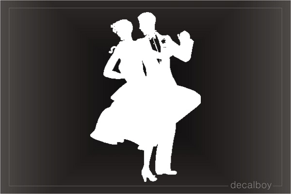 Dancer 7 Car Window Decal