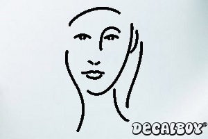 Female Te Car Window Decal