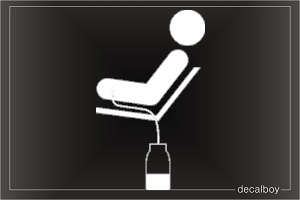 Giving Blood Car Window Decal