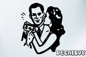 Gold Digger Car Window Decal