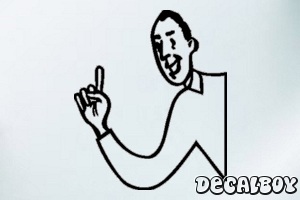 Wait Car Window Decal