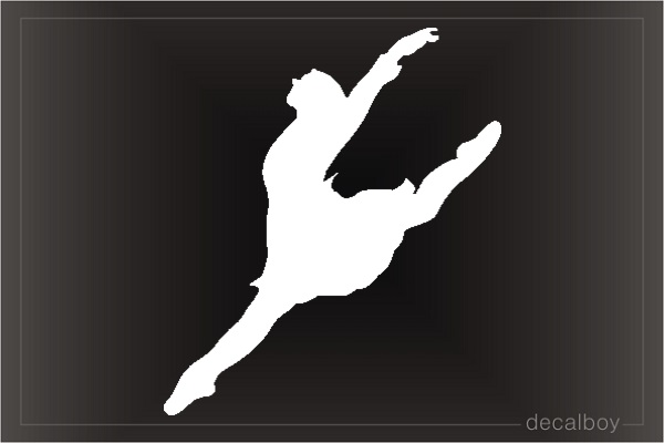 Dancer 77 Car Window Decal