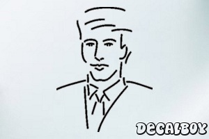 Male Adl2 Car Window Decal