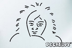 Male Eskimos Car Window Decal