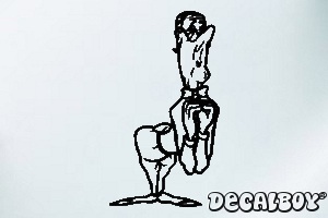 Old Suck Car Window Decal