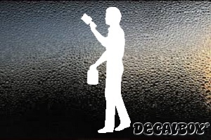 Painter Car Window Decal