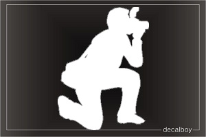Photographer Car Window Decal