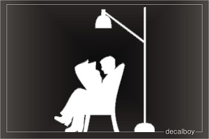 Reading 1 Car Window Decal