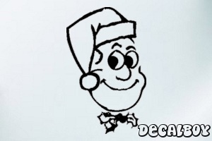 Santa Car Window Decal