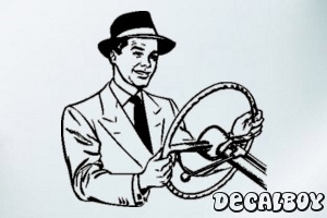 Driver Car Window Decal