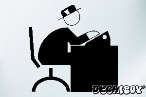 Desk 294 Car Window Decal