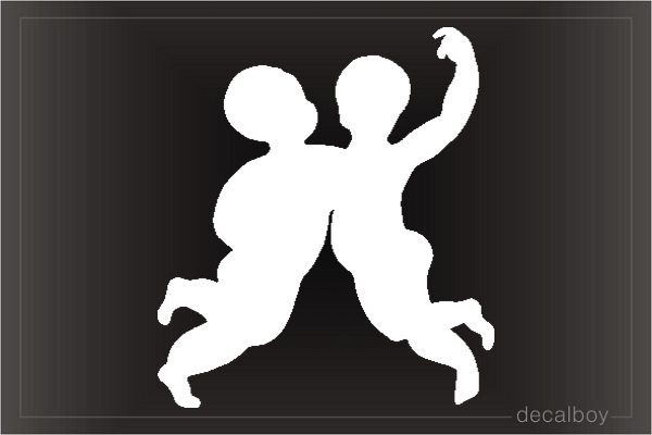 Twins 2 Car Window Decal