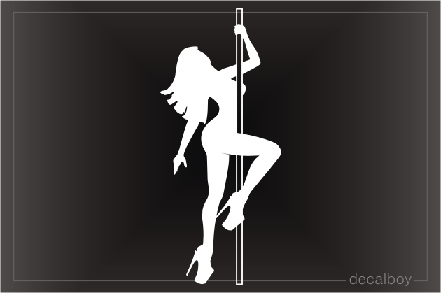 Pole Dancing Sport Car Window Decal