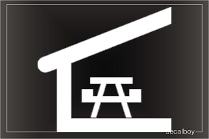 Camping Area Car Decal
