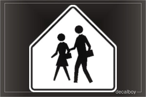 School Sign Car Decal