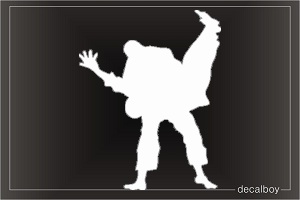 Karate Wado-ryu Window Decal