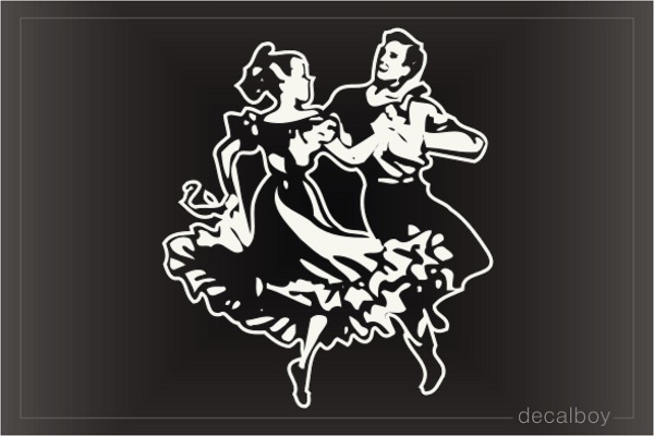 Dancing 99 Car Window Decal