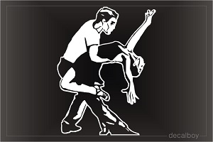 Salsa Dancer Car Window Decal