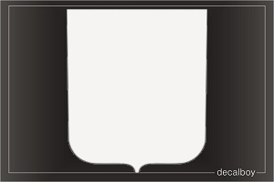 Shield Flag Decal