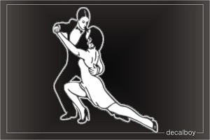 Tango Dance Car Window Decal