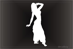 Belly Dance Car Window Decal