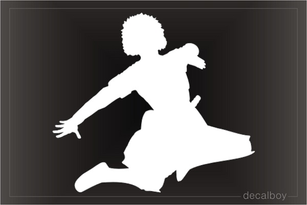 Caucasian Dancer Decal