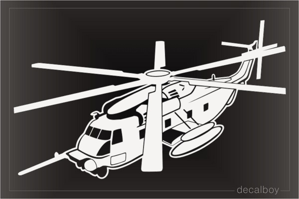 Ch53e Super Stallion Helicopter Decal