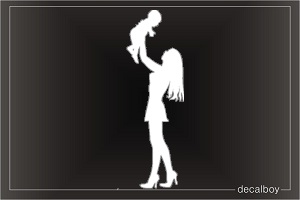 Dancing Mom Motherhood Car Window Decal