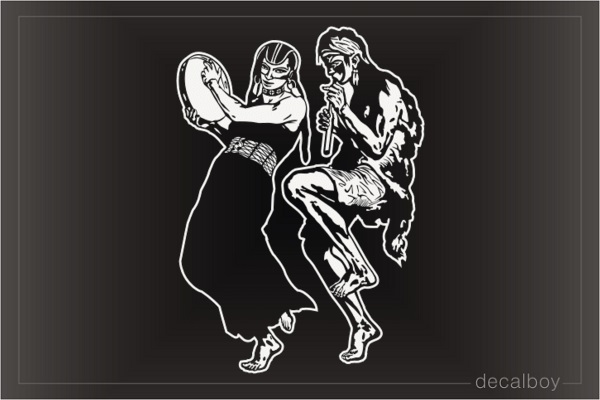 Patagonian Dancers Decal