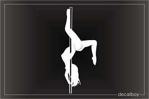 Pole Dancer Car Window Decal