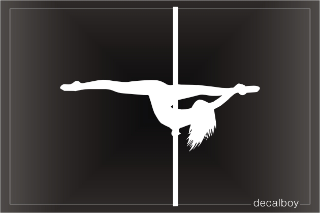 Pole Dancing 5 Decal