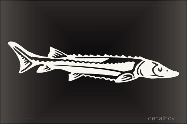 Sturgeon Window Decal