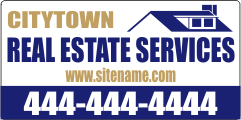 Real Estate Service Magnetic Sign